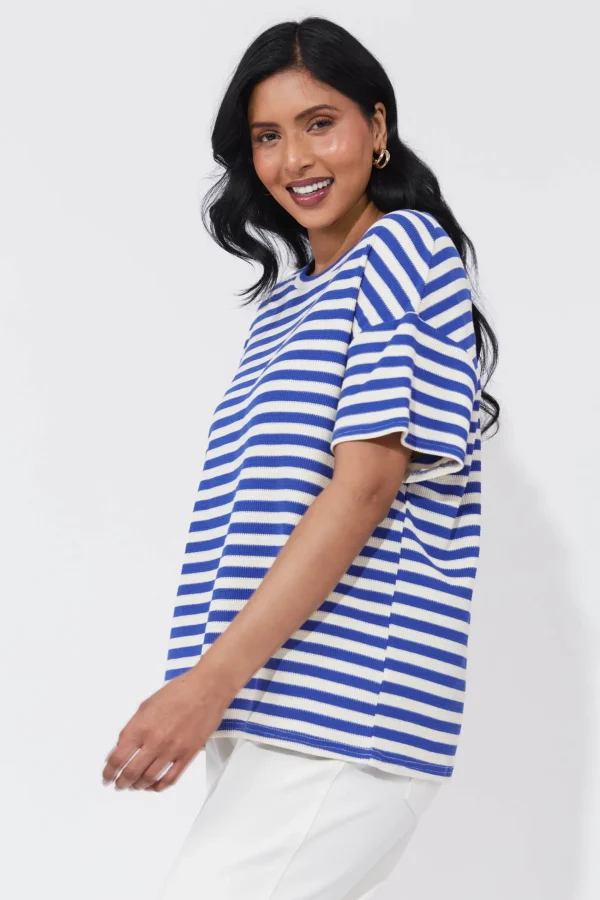 Haven La Paz Tshirt - Cobalt Sale