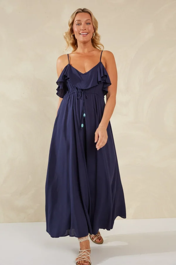Haven Lipari Frill Maxi - Riviera Best