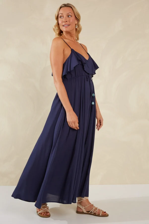 Haven Lipari Frill Maxi - Riviera Best