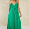 Haven Lipari Frill Maxi - Verde Hot