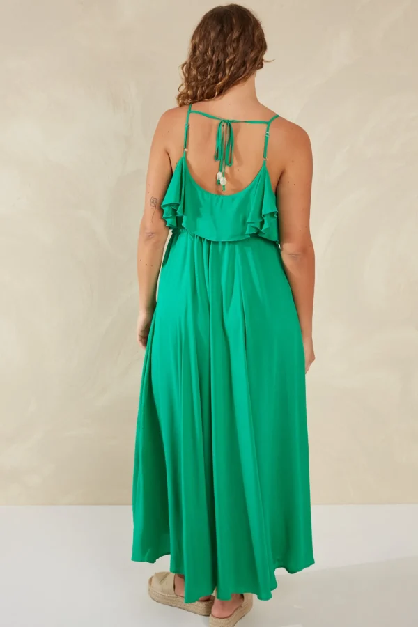 Haven Lipari Frill Maxi - Verde Hot
