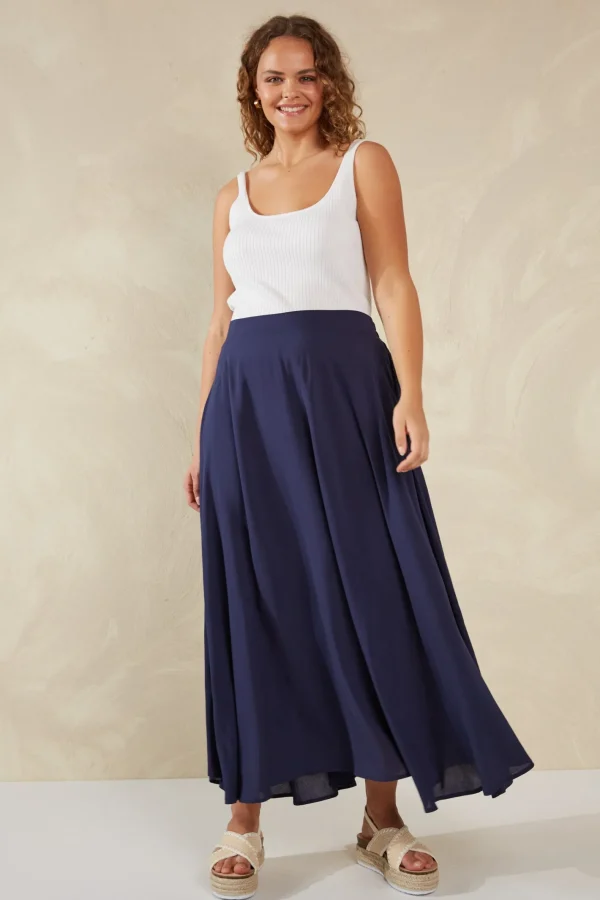 Haven Lipari Maxi Skirt - Riviera Hot