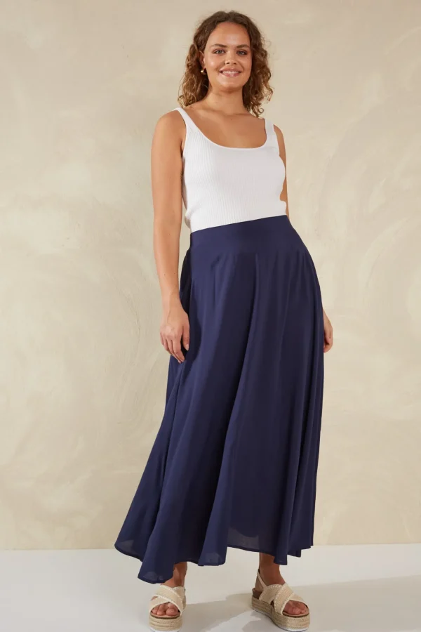 Haven Lipari Maxi Skirt - Riviera Hot
