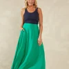 Haven Lipari Maxi Skirt - Verde Fashion