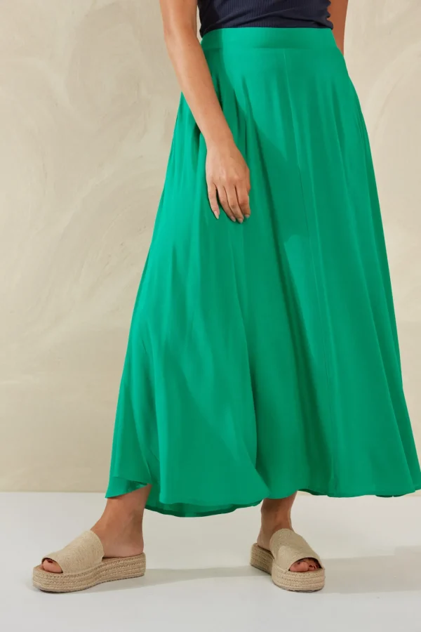 Haven Lipari Maxi Skirt - Verde Fashion