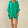 Haven Lipari Relaxed Dress - Verde Discount