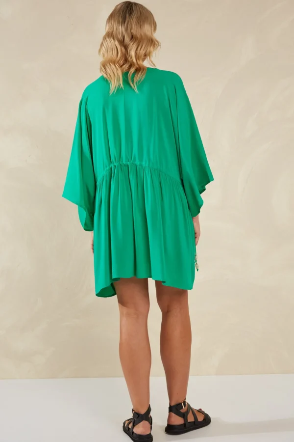 Haven Lipari Relaxed Dress - Verde Discount