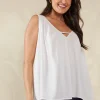 Haven Lipari Tank - Bianco Fashion