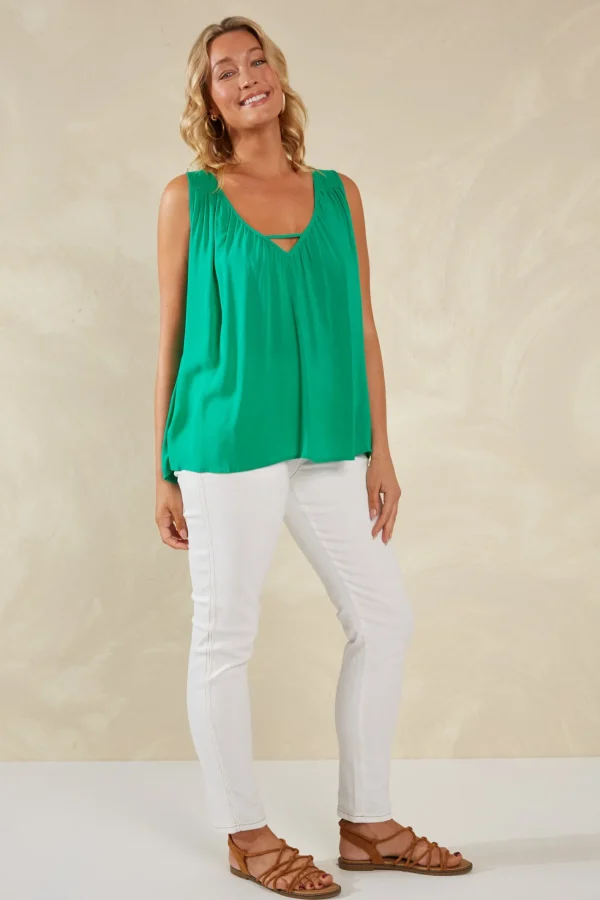 Haven Lipari Tank - Verde Discount