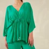 Haven Lipari Tie Top - Verde Hot