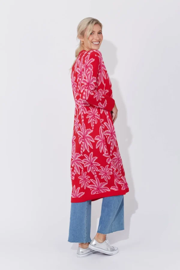 Haven Miami Cardigan Dress - Chilli/Pink Sale