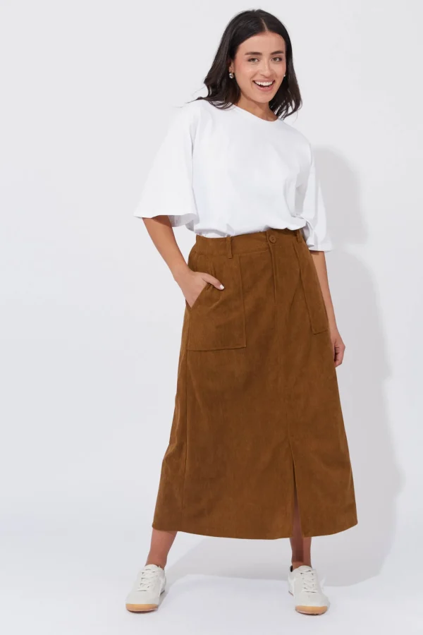 Haven Nashville Skirt - Dune Hot