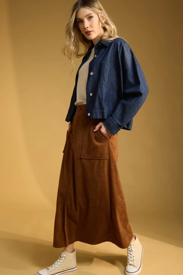 Haven Nashville Skirt - Dune Hot