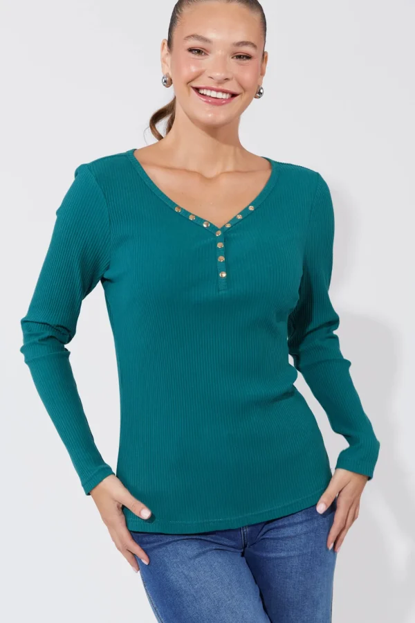 Haven Nevada Top - Emerald Fashion