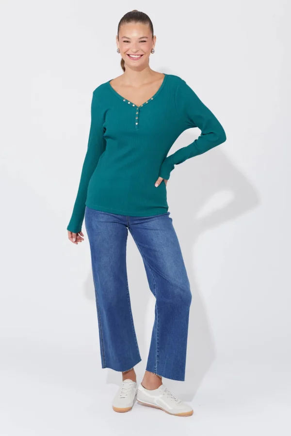 Haven Nevada Top - Emerald Fashion