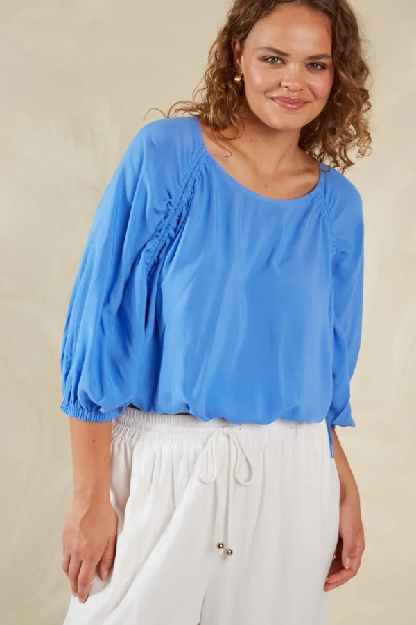 Haven Palermo Drawstring Top - Coast Clearance