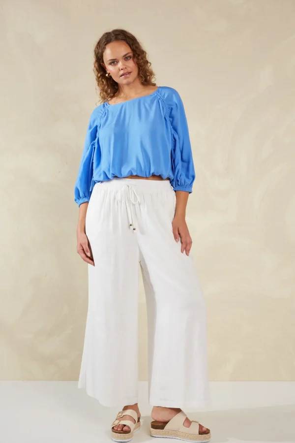 Haven Palermo Drawstring Top - Coast Clearance