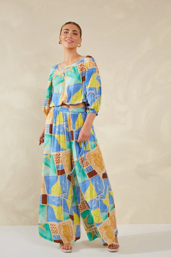 Haven Palermo Drawstring Top - Solare Clearance