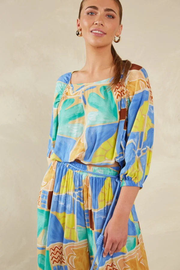 Haven Palermo Drawstring Top - Solare Clearance