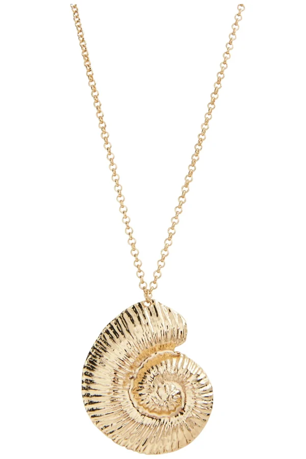 Haven Palermo Necklace - Gold Seashell Outlet