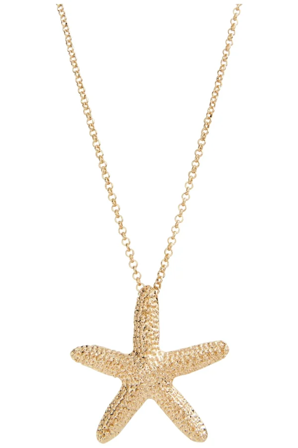 Haven Palermo Necklace - Gold Starfish Discount