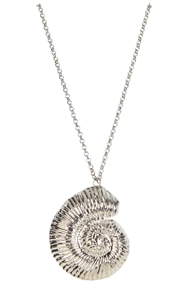 Haven Palermo Necklace - Silver Seashell Clearance