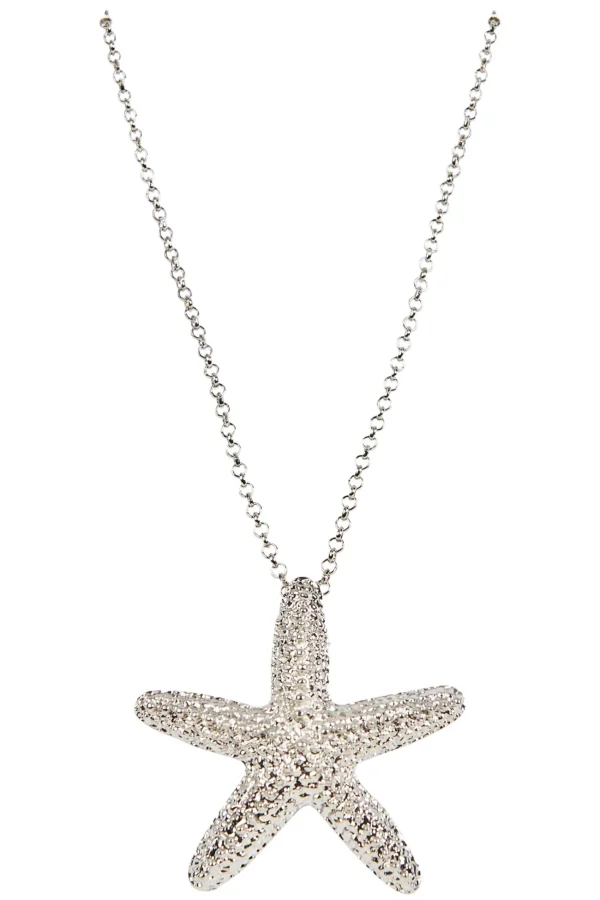 Haven Palermo Necklace - Silver Starfish Discount