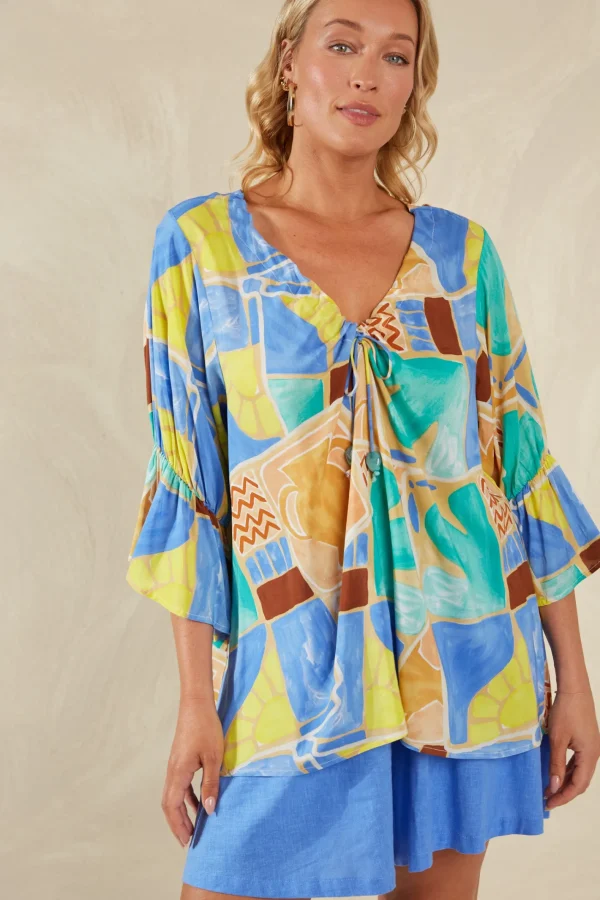Haven Palermo Ruched Top - Solare Sale