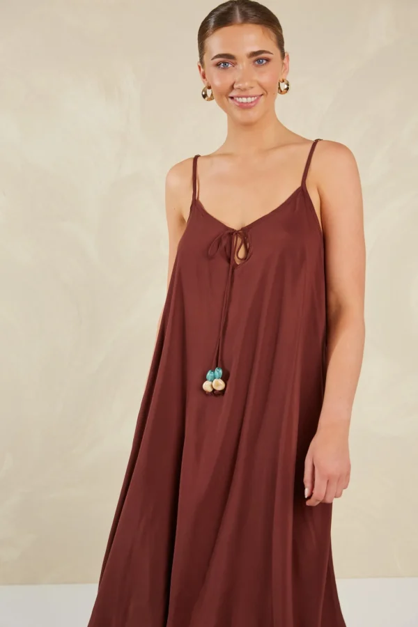 Haven Palermo Tank Dress - Espresso Best