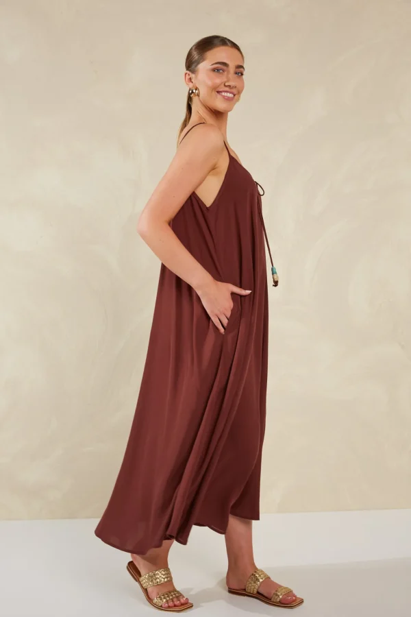 Haven Palermo Tank Dress - Espresso Best