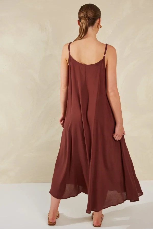 Haven Palermo Tank Dress - Espresso Best