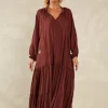 Haven Palermo Tiered Maxi - Espresso Discount
