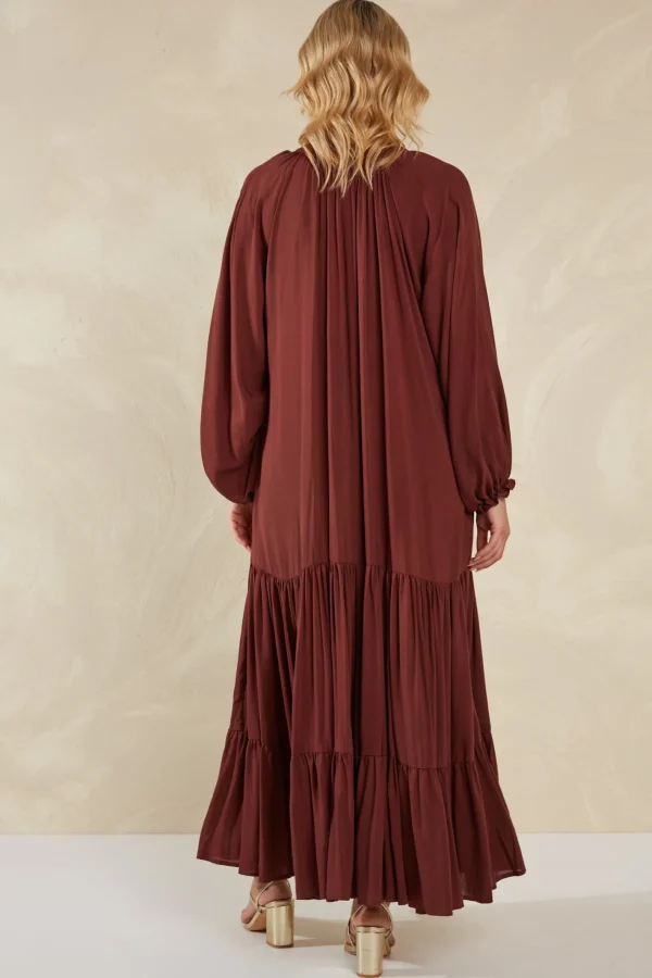 Haven Palermo Tiered Maxi - Espresso Discount