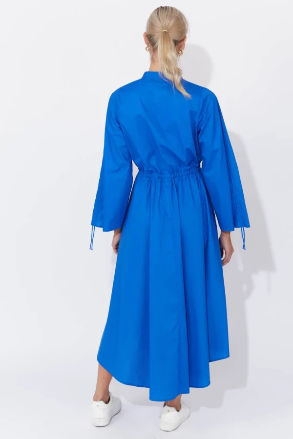 Haven Phoenix Shirt Dress - Cobalt Sale