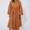 Haven Phoenix Shirt Dress - Dune Outlet