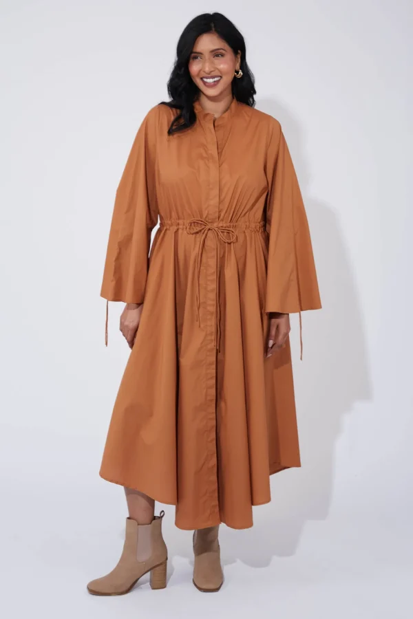 Haven Phoenix Shirt Dress - Dune Outlet
