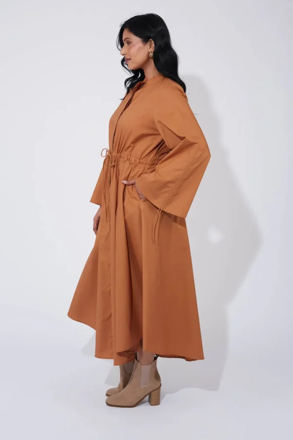 Haven Phoenix Shirt Dress - Dune Outlet