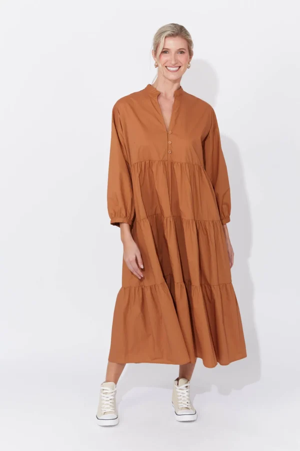 Haven Phoenix Tiered Dress - Dune Sale