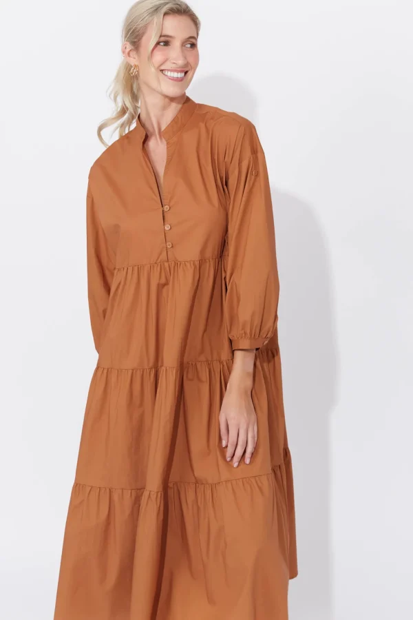 Haven Phoenix Tiered Dress - Dune Sale