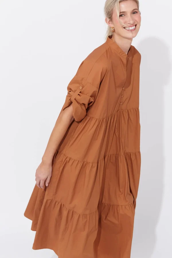 Haven Phoenix Tiered Dress - Dune Sale