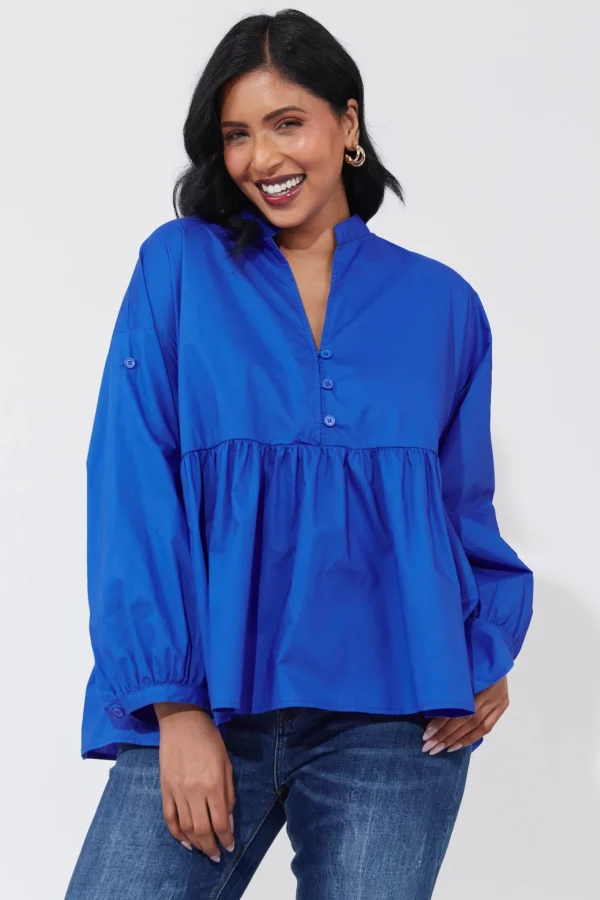 Haven Phoenix Top - Cobalt Sale