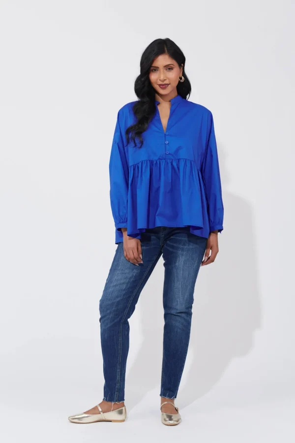 Haven Phoenix Top - Cobalt Sale
