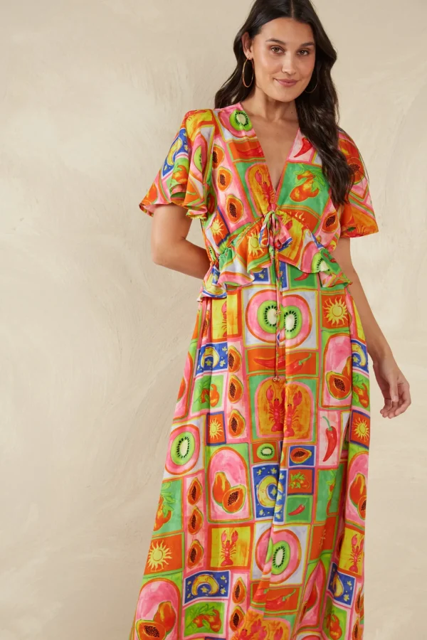 Haven Portofino Frill Maxi - Spritz Clearance