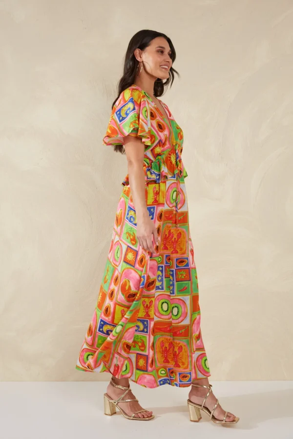 Haven Portofino Frill Maxi - Spritz Clearance