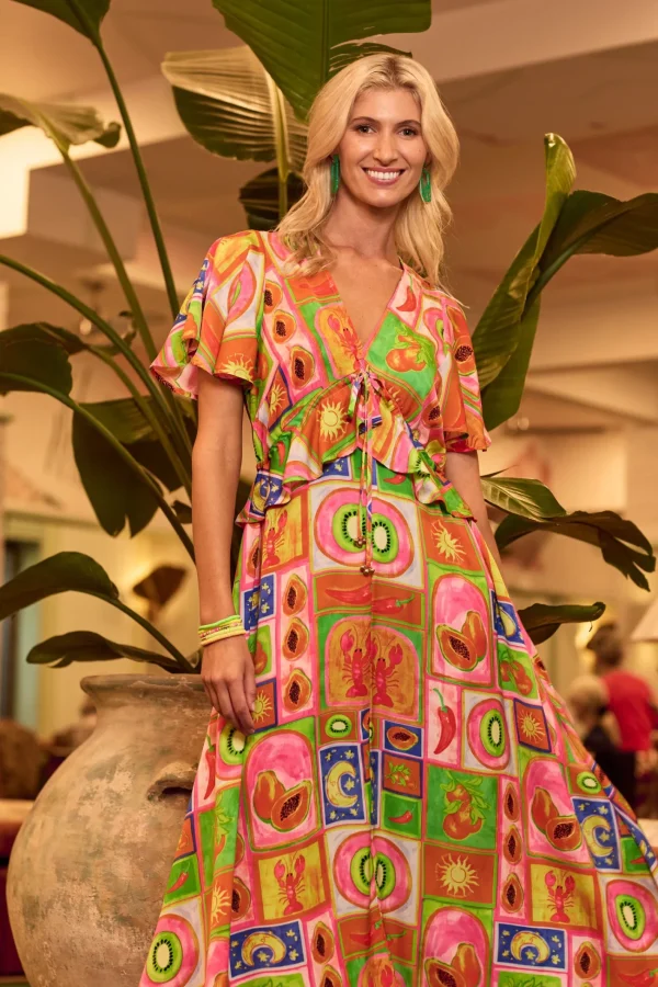 Haven Portofino Frill Maxi - Spritz Clearance