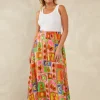 Haven Portofino Maxi Skirt - Spritz Discount