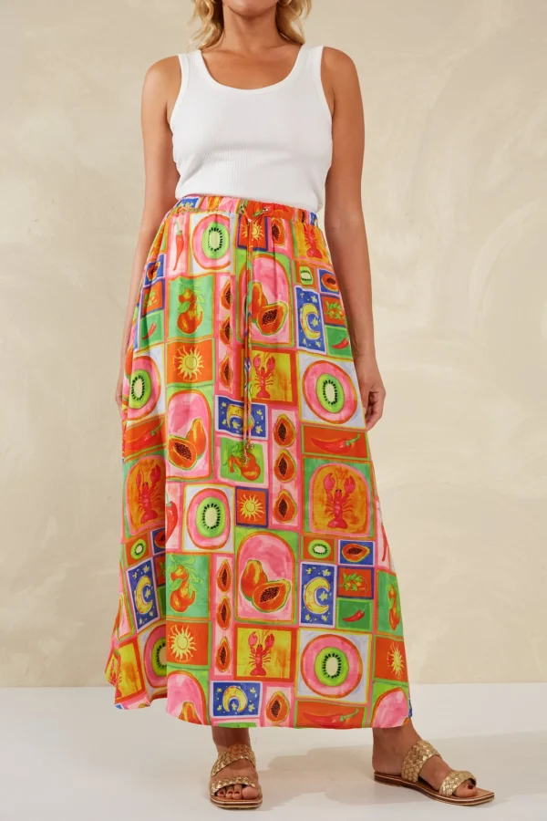 Haven Portofino Maxi Skirt - Spritz Discount