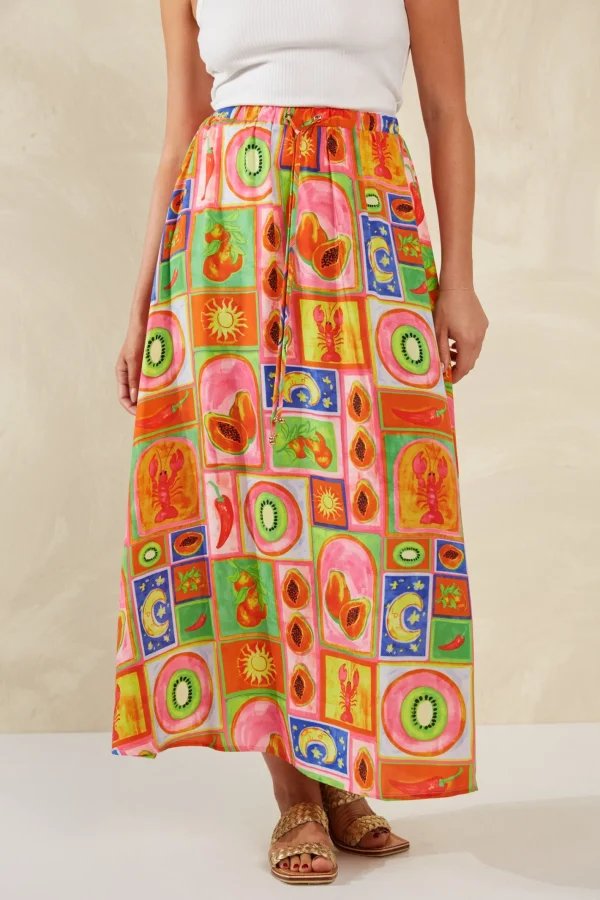 Haven Portofino Maxi Skirt - Spritz Discount