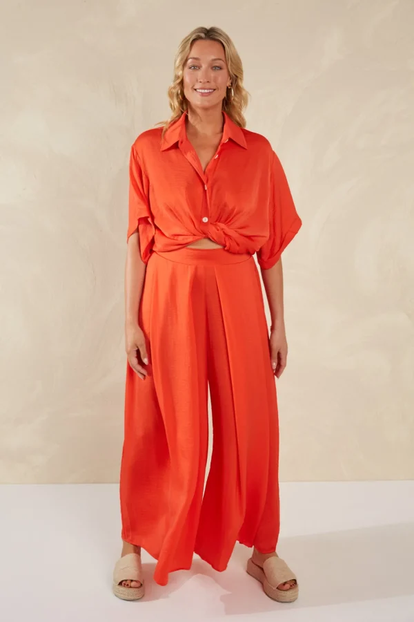 Haven Portofino Pant - Aperol New