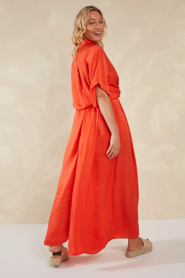 Haven Portofino Pant - Aperol New